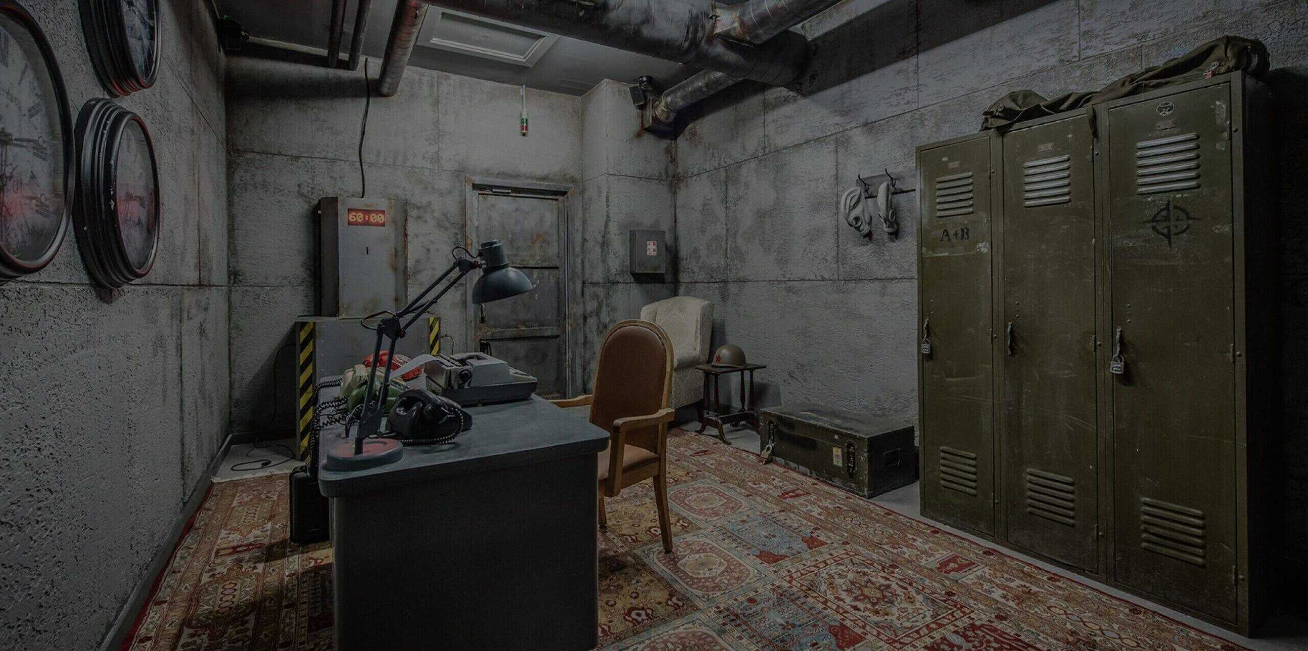 The Bunker Cold War escape room at Fox in a Box Hong Kong